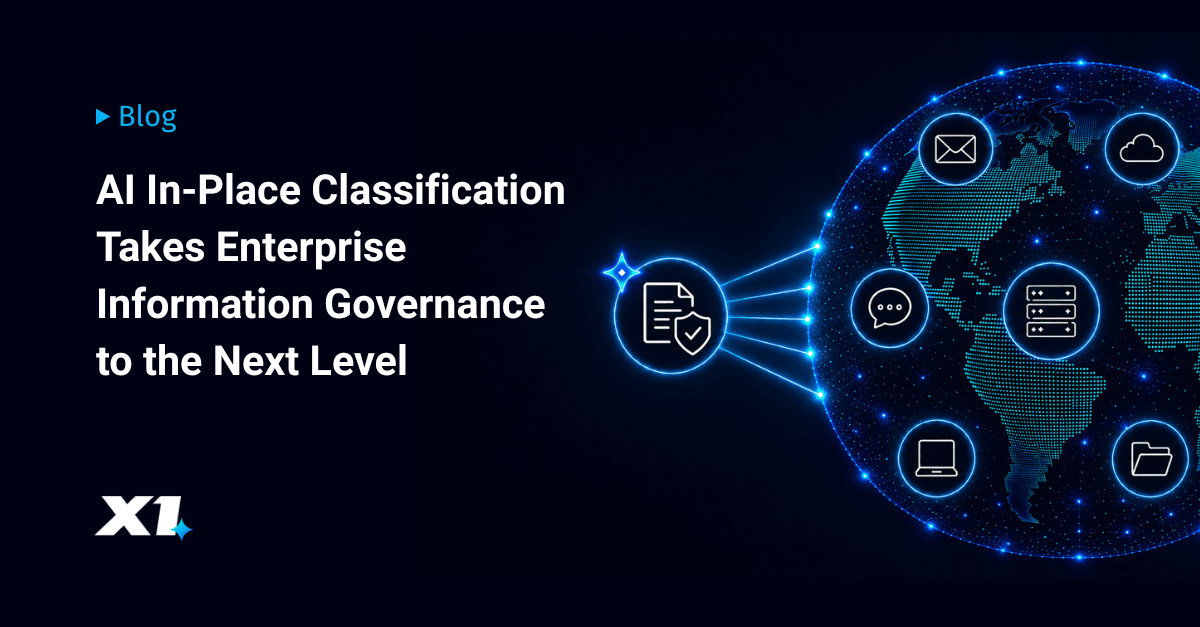 AI In-Place Classification Takes Enterprise Information Governance to the Next Level