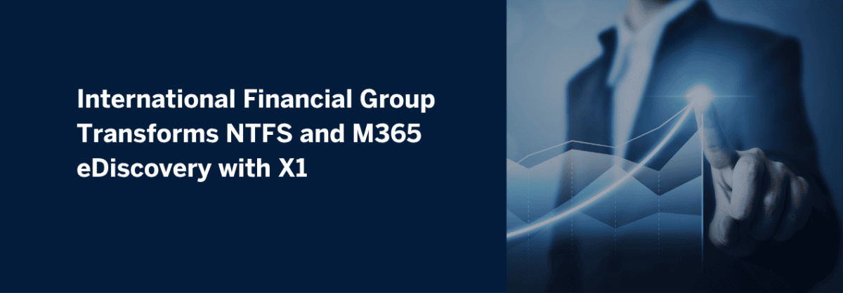 X1 Enterprise M365 Case Study