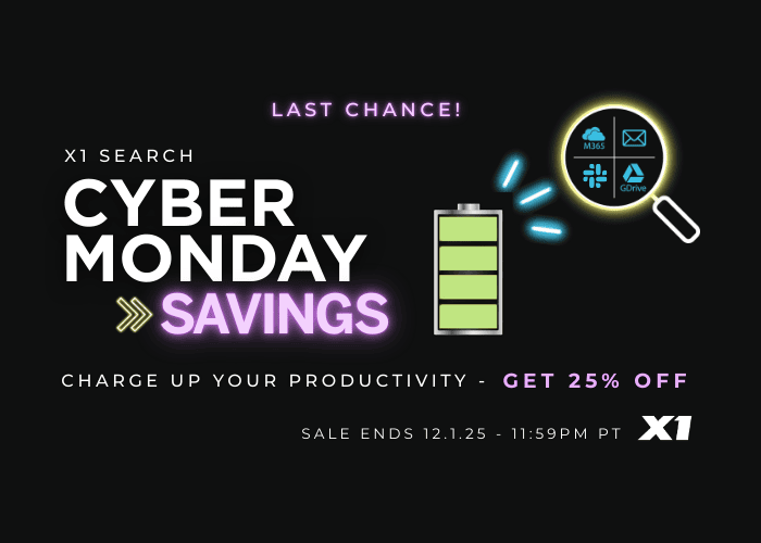 Power Up with X1 Search - Last Chance!