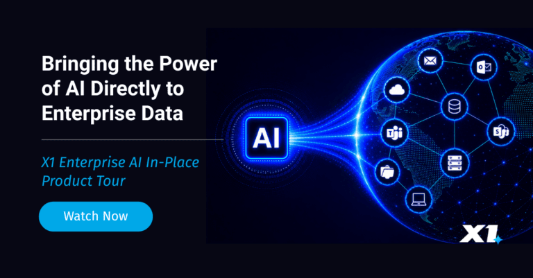 X1 Enterprise AI In-Place Product Tour: Bringing the Power of AI Directly to Enterprise Data