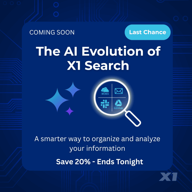 Last Chance to Save 20% Before the AI Evolution of X1 Search Arrives